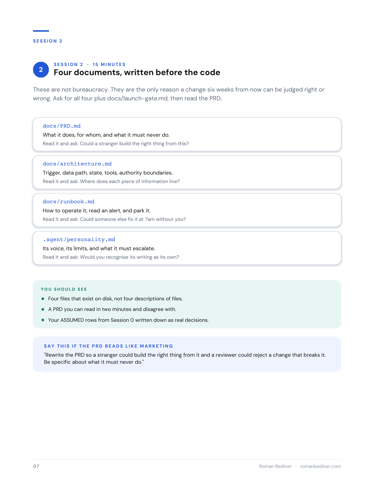 Required agent documents preview