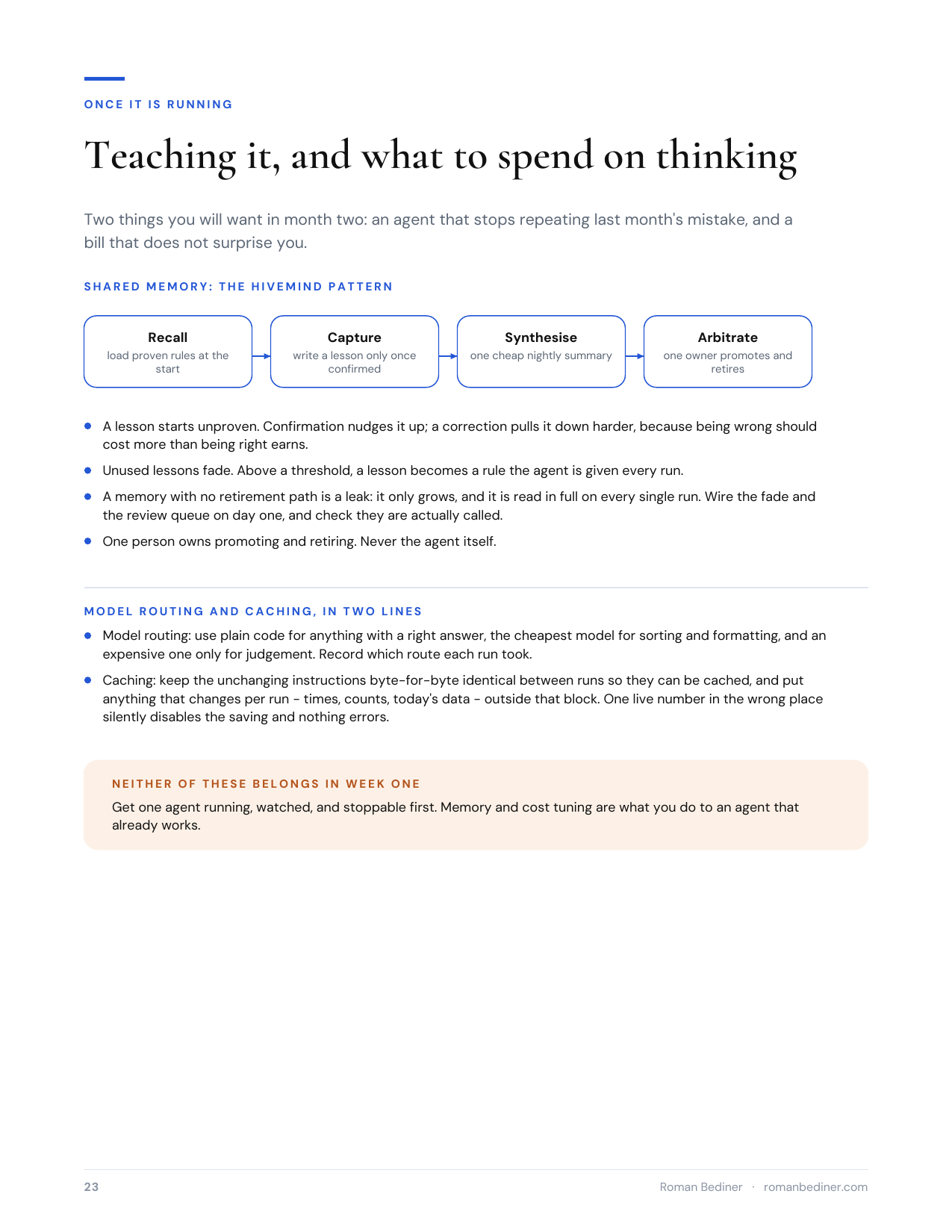 Shared memory, model routing, and caching preview